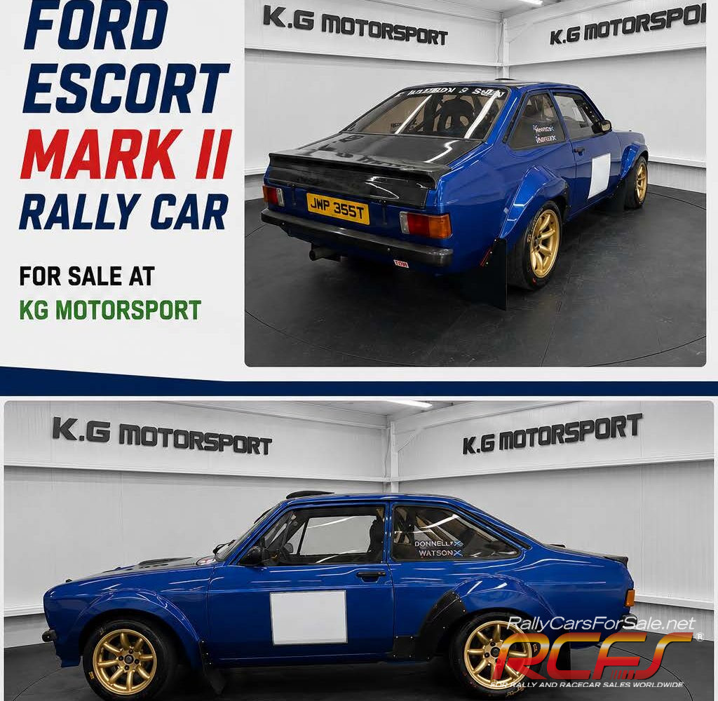 Ford Escort Mk2 Rally Car – 2.1 - Tractive Paddle Shift – Brand New Shell