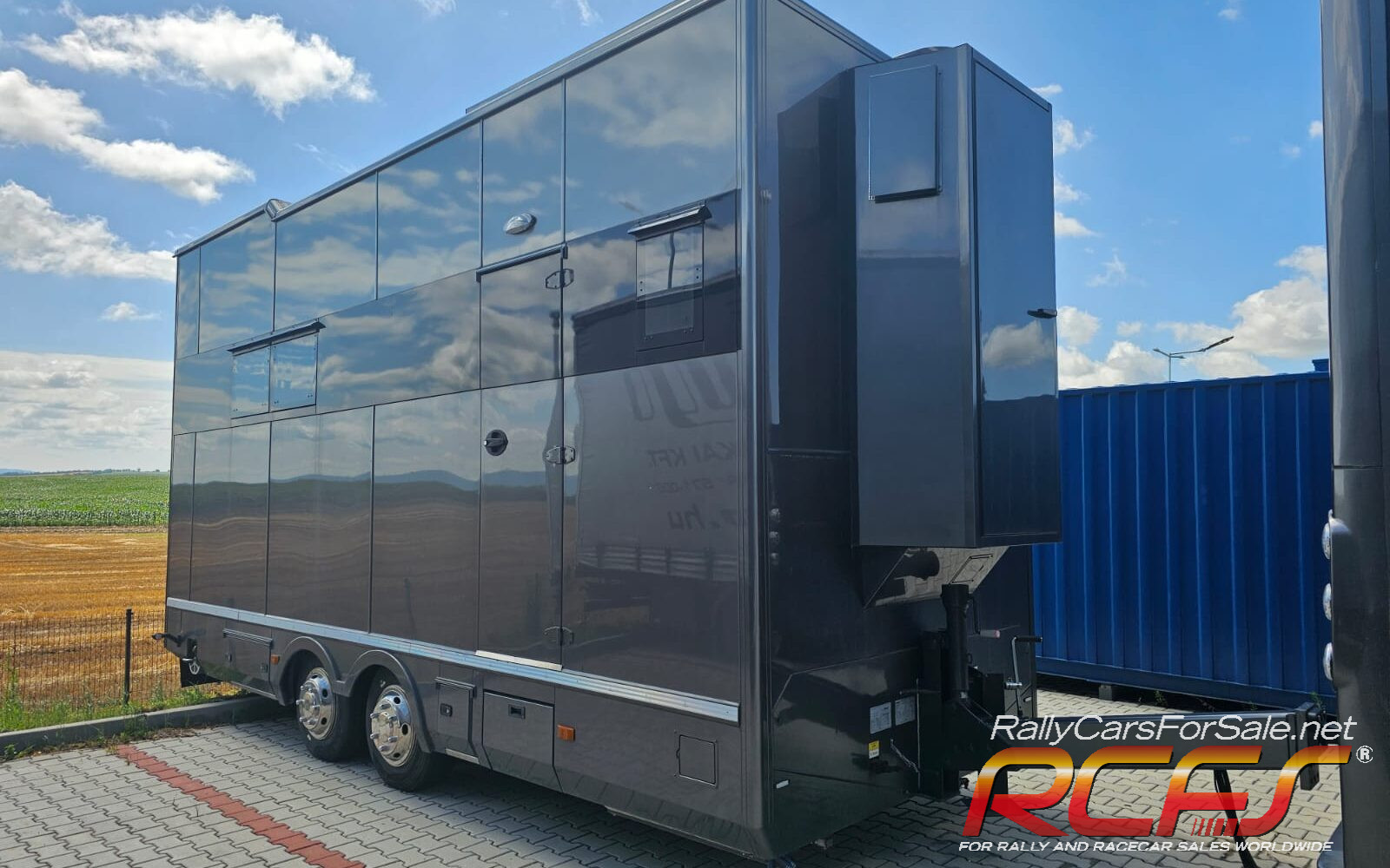 Fliegl trailer for racecar
