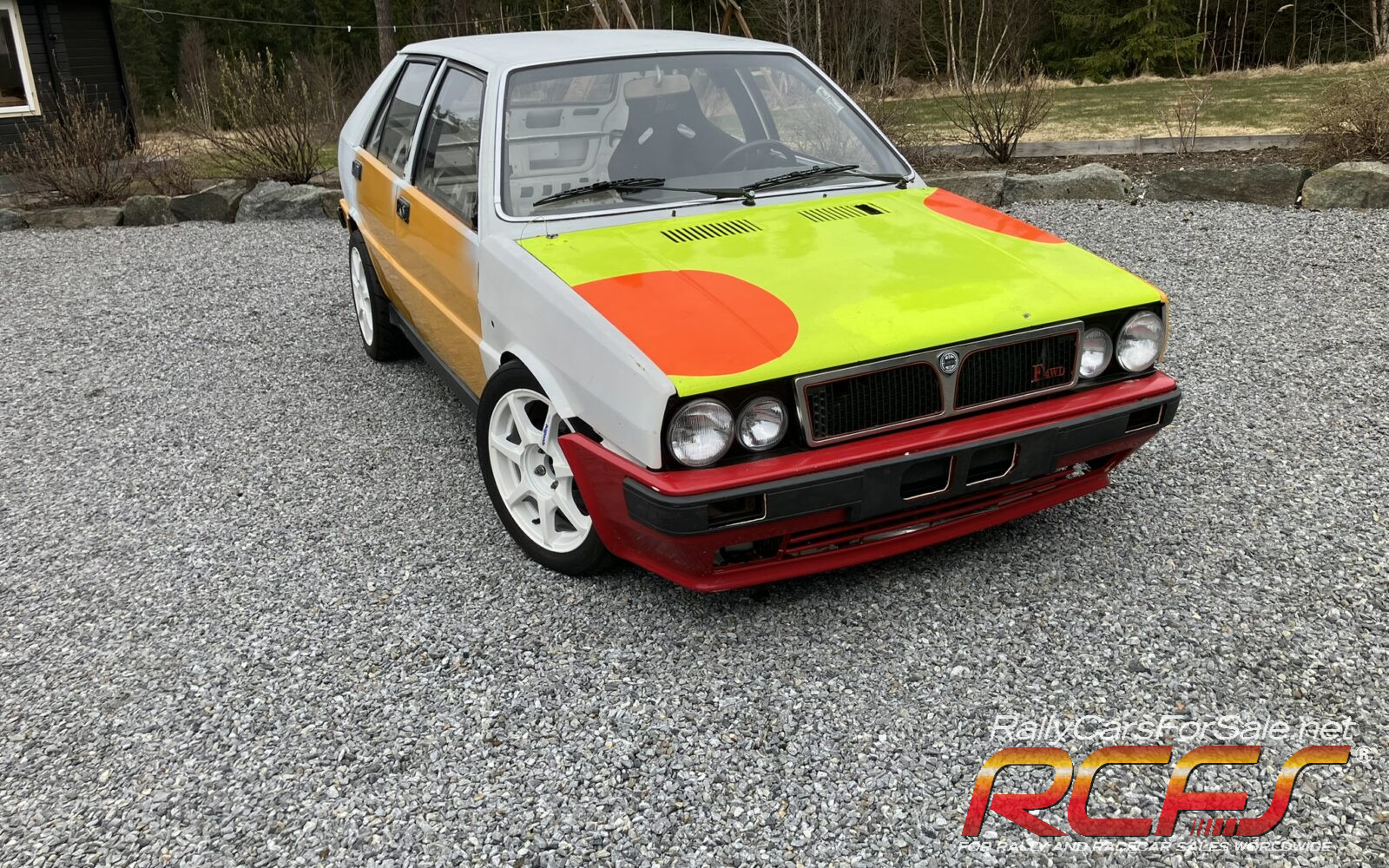 Lancia Delta HF rallycar for sale