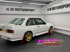 KG Motorsport logo on turntable floor