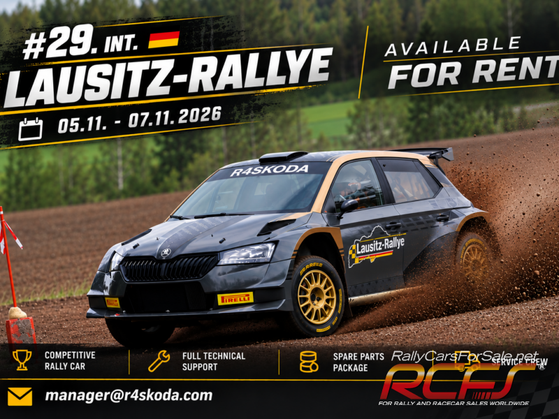 Lausitz-Rallye R4 „Škoda“ Nuomos Plakatas
