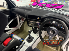 KG Motorsport logo on cockpit windscreen